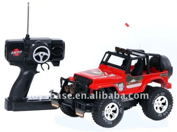 jeep de juguete a control remoto