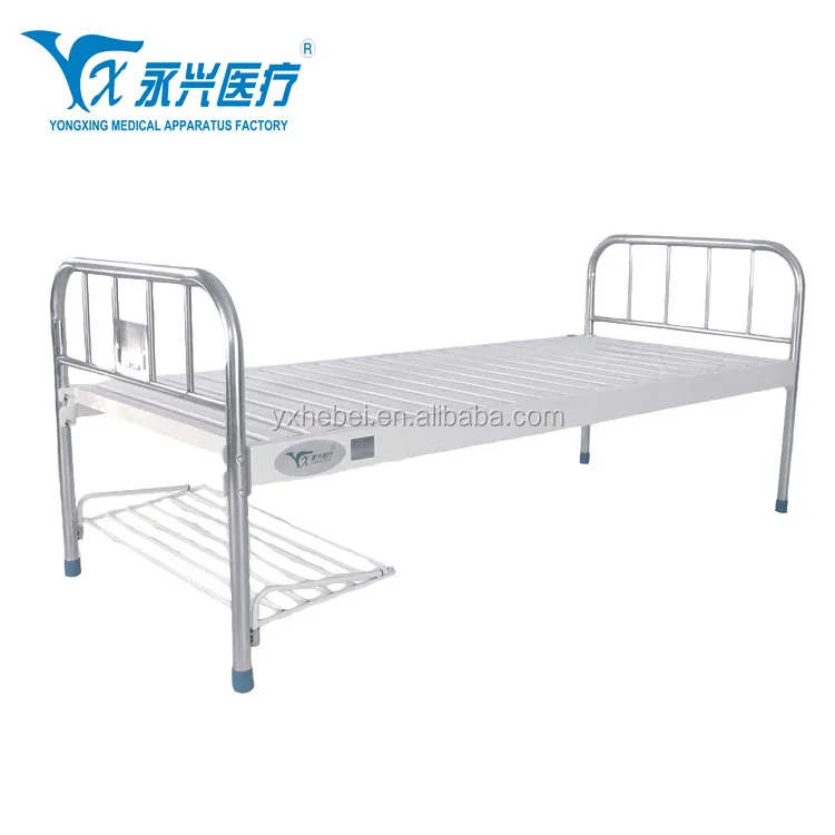 
A16 Powder Coating Hospital Furniture Two Function Manual bed 