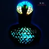 DMX 512 controlled LED robots dance, LED-light-dress,LED tron suit