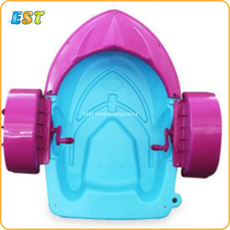 

Hot selling aqua toy hand cranking water paddle boat for kids, Random