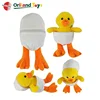 soft plush white large Easter eggs stuffed with cute Easter duck animals