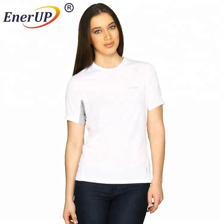

Ladies Short Sleeve White Sweatproof T Shirt, Black;blue;orange;yellow