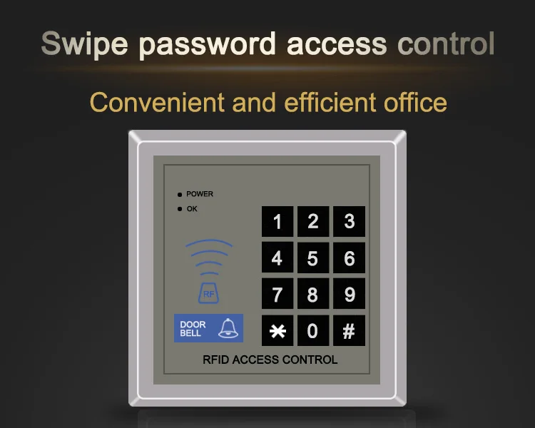 Eseye Cheap Accessories 125Khz RFID Stand Alone Access Control System With Keypad For Office