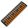 plastic portable soroban abacus 15 rods arithmetic tool kid's math learn aid caculating toys gifts