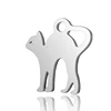 Wholesale New Design Silver Stainless Steel Cat Pendant