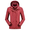 Waterproof 3 in 1 Women Winter Jacket with fleece jacket inside
