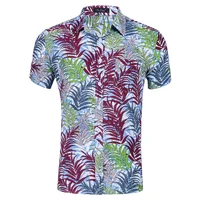 

In stock floral printed shirts latest shirt designs for men beach 100% cotton