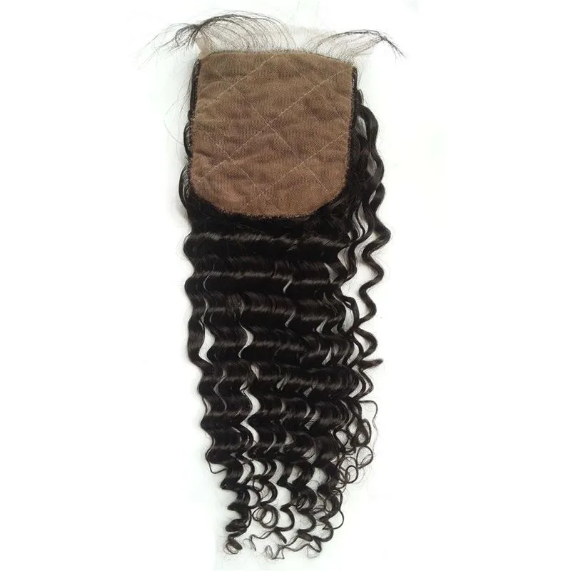 

Malaysian Virgin Hair Silk Base Closure With Baby Hair 8-22inch Free Middle Three Part Closures, Natural #1b 2 4 6 613 blonde ombre jet black remy with baby hair bangs