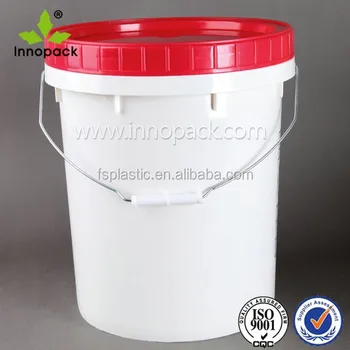 bucket with screw on lid
