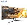 High quality curved surface with fish screen LED computer gaming monitor