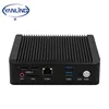 Mini PC Intel J1900 Quad Core fanless industrial desktop Computer support WIFI and SIM