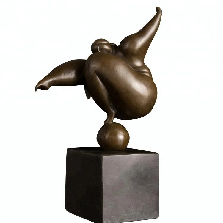 

DS-454 Handmade Abstract Human Bronze Figurine Classic Bronze Statue Sculpture Vintage Art Indoor Decoration