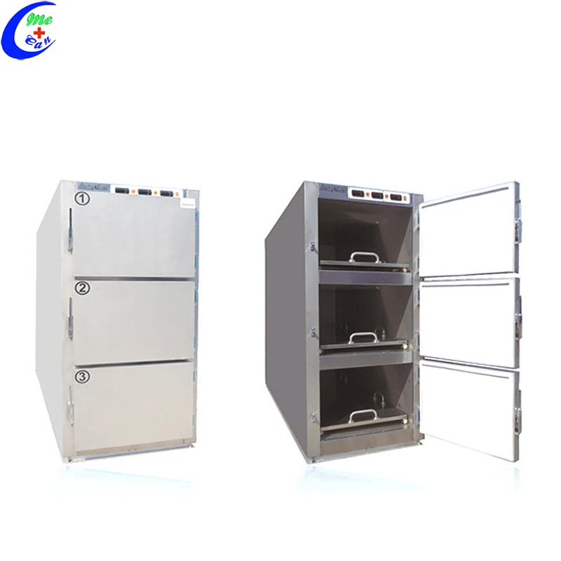 Medical Hospital Stainless Steel Bodies Morgue Freezer Refrigerator