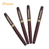 2018 Luxury High Quality custom logo metal ballpoint roller pen brown color wooden ballpoint pens from china