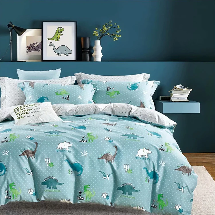 Kids Bedroom Dinosaur Bedding Set Buy Dinosaur Bedding Kids Bedding 100 Cotton Dinosaur Bedding Product On Alibaba Com