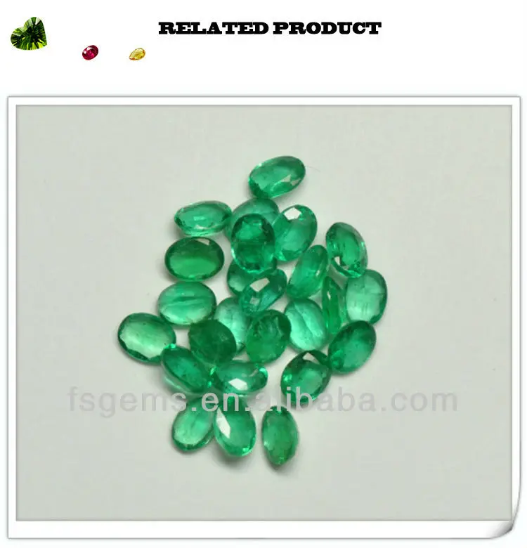 Precious Synthetic Emerald StoneRound 1.4mm with Competitive Emerald Stone  Price Per Carat for Jewelry