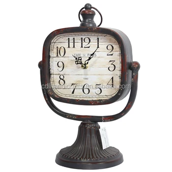 Decorative Rotating Old Fashioned Table Clock Buy Old