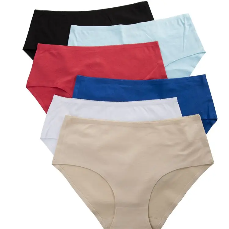 Cheap Hot Sale Plus Size Anti-bacterial Organic Cotton Ladies Underwear ...