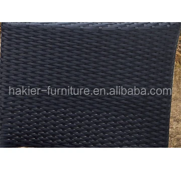 
4 piece all steel cheap KD (knockdown) rattan garden furniture sale outside sofa wicker couch 