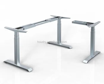 Ergonomic L Shape Electric Height Adjustable Sit Stand Corner Desk