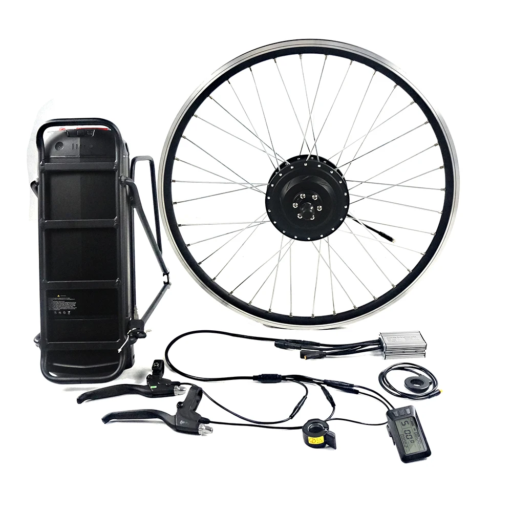 

Bicycle kit electric bike, e-bike kit 350w hub motor, Silver or black