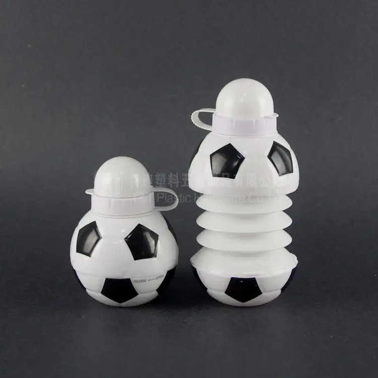 

Football Foldable water bottle/sport bottle water/Soccer Running bottle