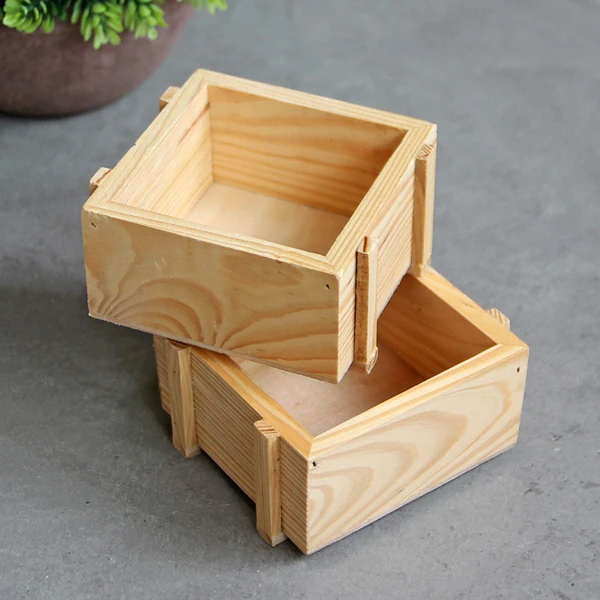

Zakka Modern Outdoor Quadrate Succulent Pots Flowers Vase
