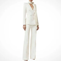 

New Style Office Lady Two Pieces Suit Fashion Modern Women Business Suits ladies suits pant