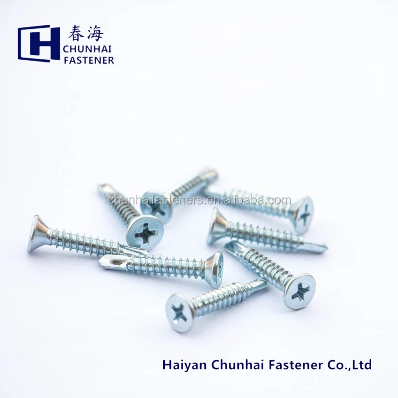 
7504P self-drilling screw zinc finish 