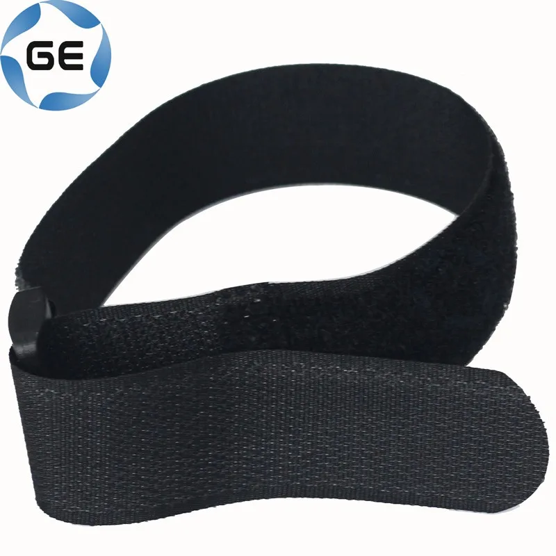 
Adjustable Hook and Loop Strap Customizable Self-gripping Cable Tie Fastener with Buckle 