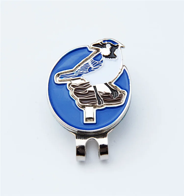 Caiton Golf Manufacturer Folding Ball Marker,Bird Ball Marker Hat Clip