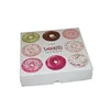 Sweety donut box for Customized OEM disposable cake paper box
