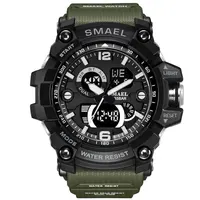 

SMAEL 1617B Men Digital & Quartz Watches Plastic Brand Bluetooth Week Display Sport Smart Male Watch