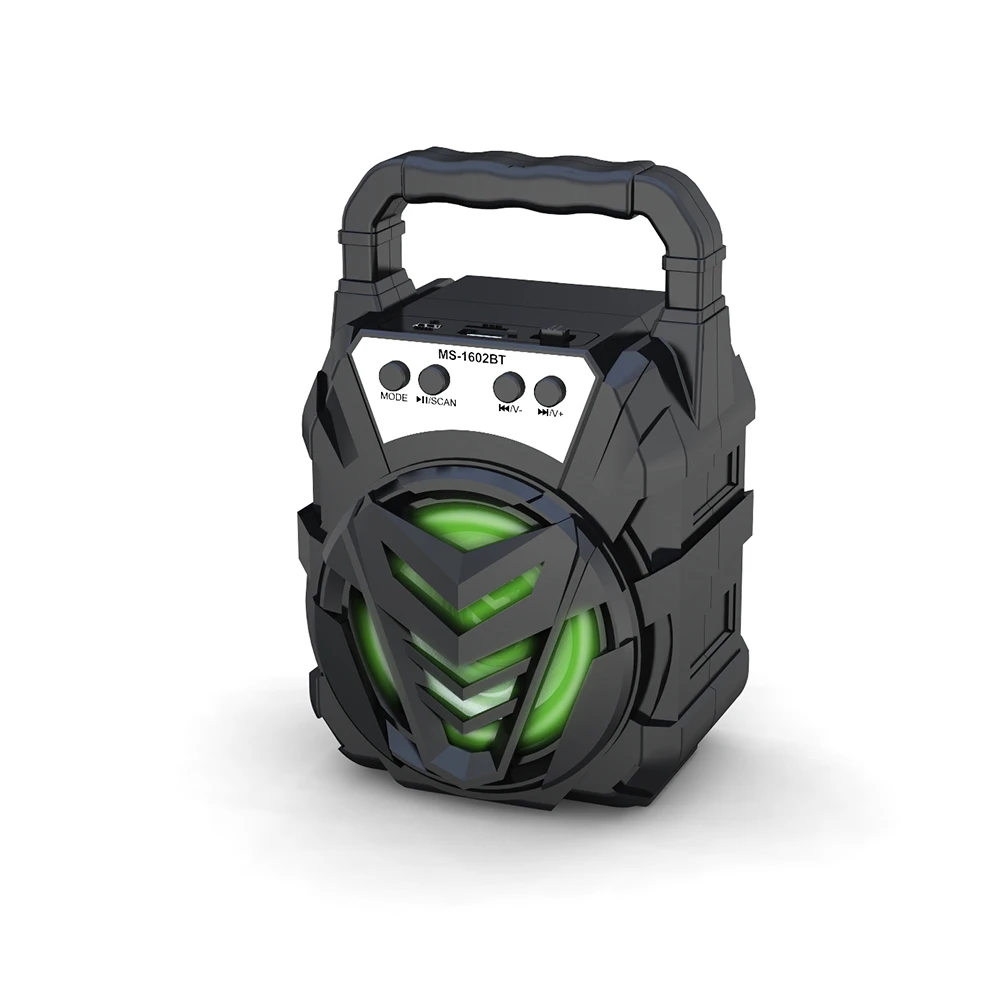 private model Subwoofer radio soundbox player mini speakers All plastic box portable bluetooth wireless trolley speaker - ANKUX.COM