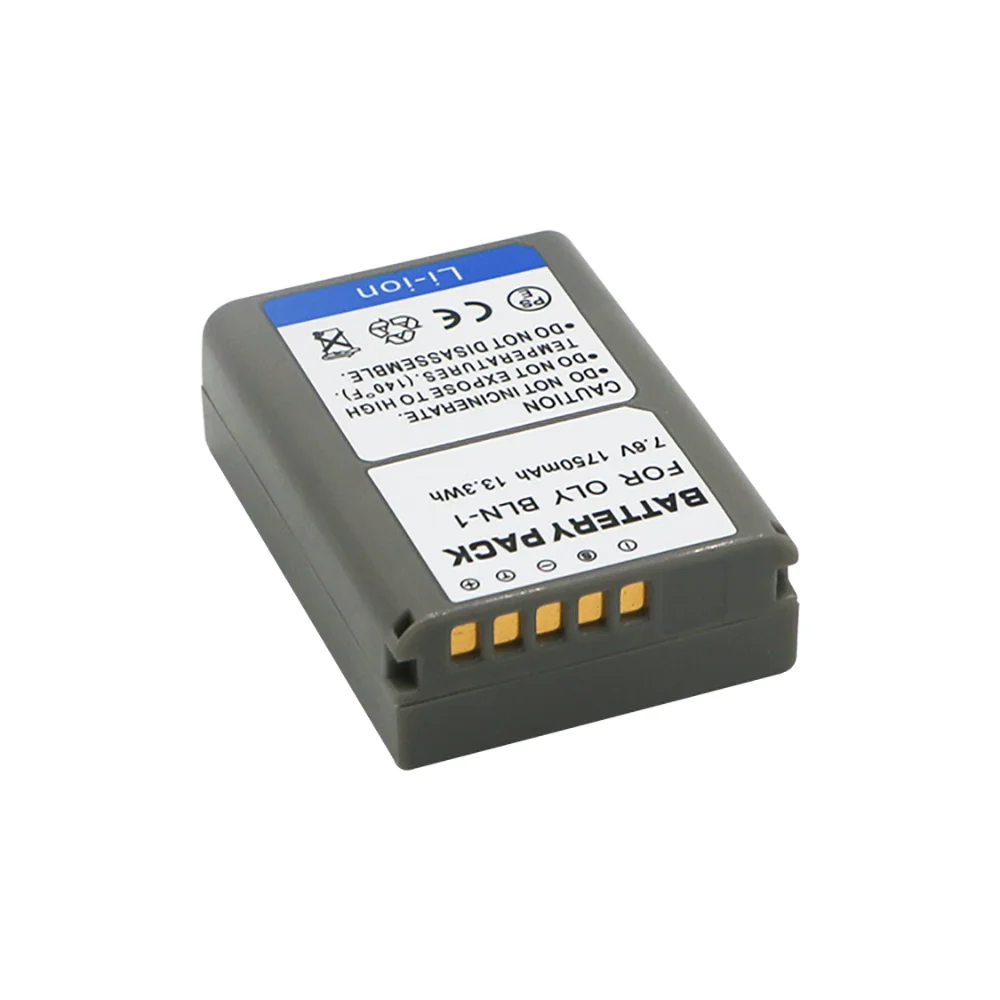 DSTE® 2x BLN-1 Rechargeable Li-ion Battery For OLYMPUS E-M1 E-M5 OM-D PEN E- P5 Mark II Camera As BLN1 BCN-1