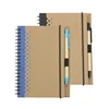 Hot selling promotional recycled paper notebook pen set