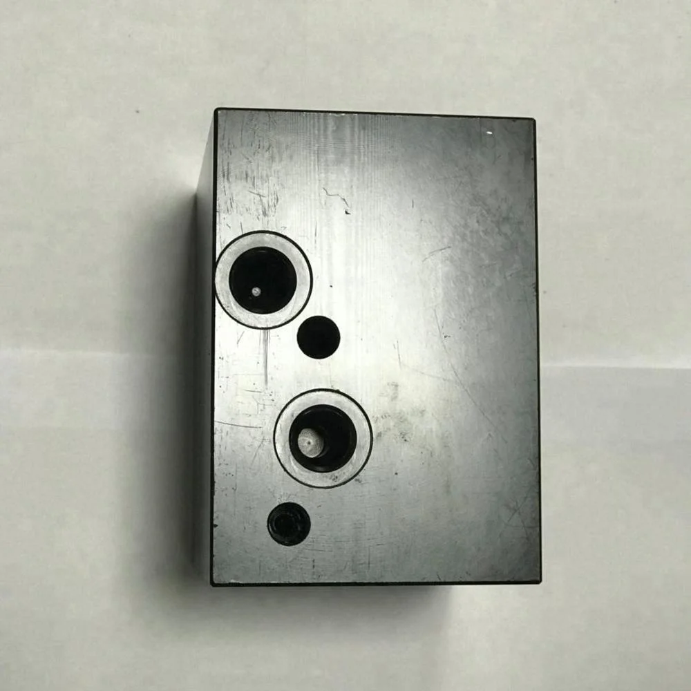 
hydraulic valve block and hydraulic relief valve block machining 
