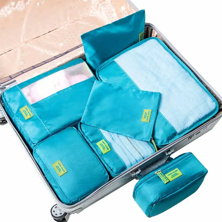 

multi-function organizer 7 pcs bag set travel storage bag