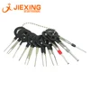 11pcs/set Stainless steel needle remover Car line plug terminal removal tool Harness terminal block picking tool