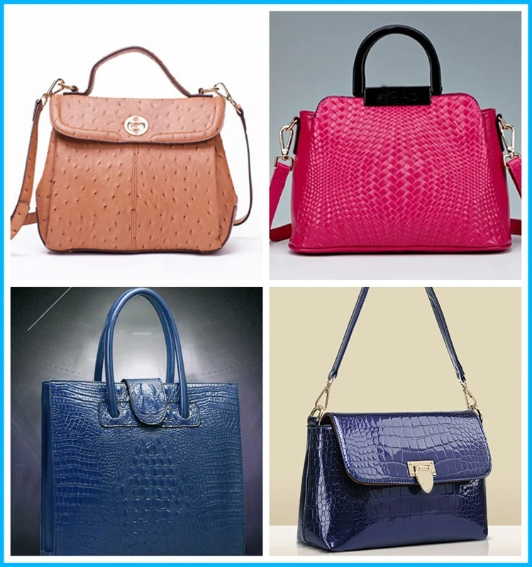 Crazy promotion animal skin PVC bag leather