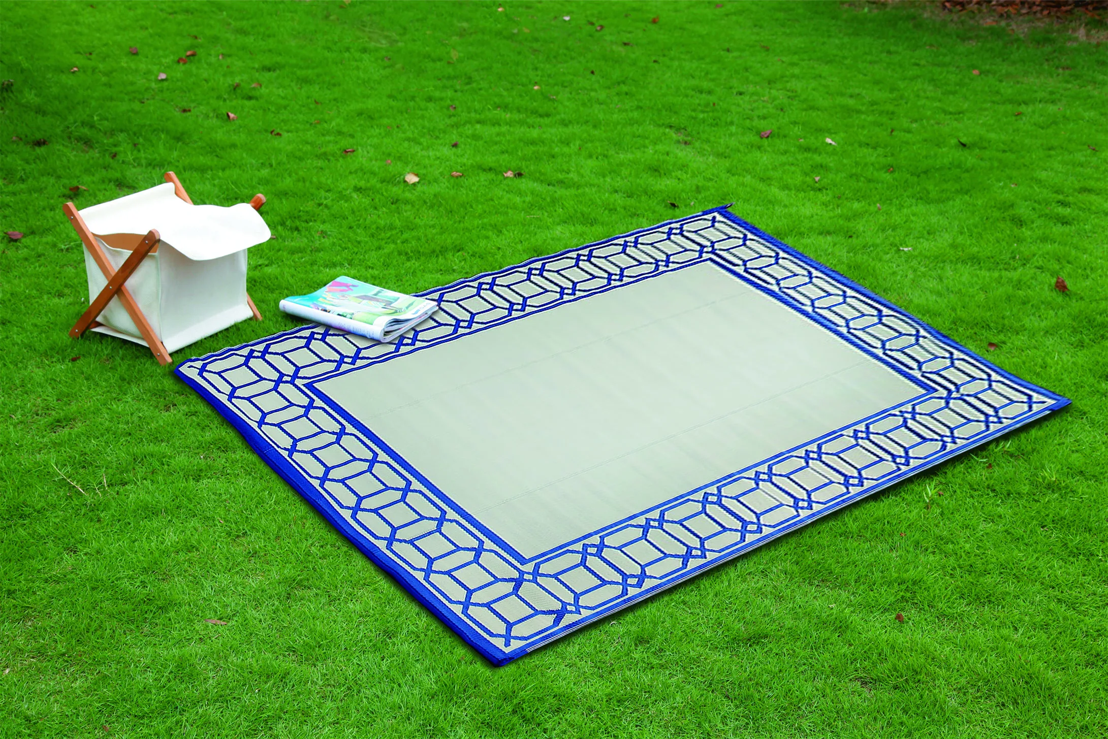 Recycled Plastic Rugs Patio Mat Outdoor Reversible Plastic Mat Pp Woven