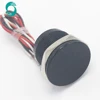 WS162F1NOL IP68 16mm Black anodized Flat operator Flyingleads 200mA 24VAC/DC Normally open latching piezo switch