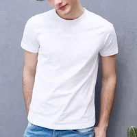 

Bulk basic cotton plain no brand t-shirt for men stock lot