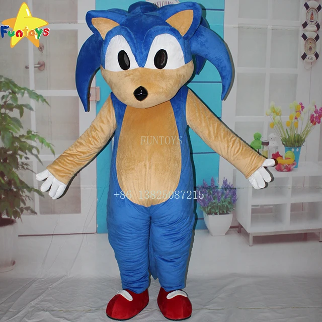 

Funtoys CE Blue sonic mascot costume for adult