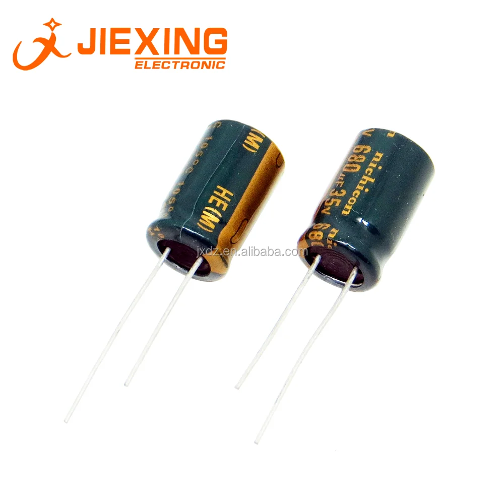 35v680uf 10*16mm Aluminum Electrolytic Capacitor 680uf 35v Radial Type