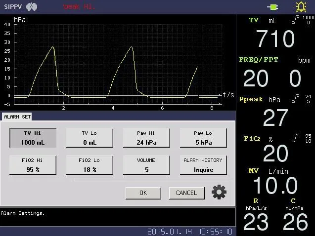 transport ventialtor machine price, hospital ventilator machine price PA-700B