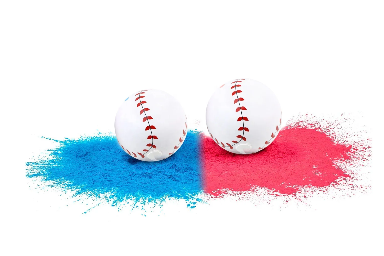 
Boomwow Non Toxic Blue Pink Gender Reveal Powder Baseball for Surprised Baby Shower Reveal Party 