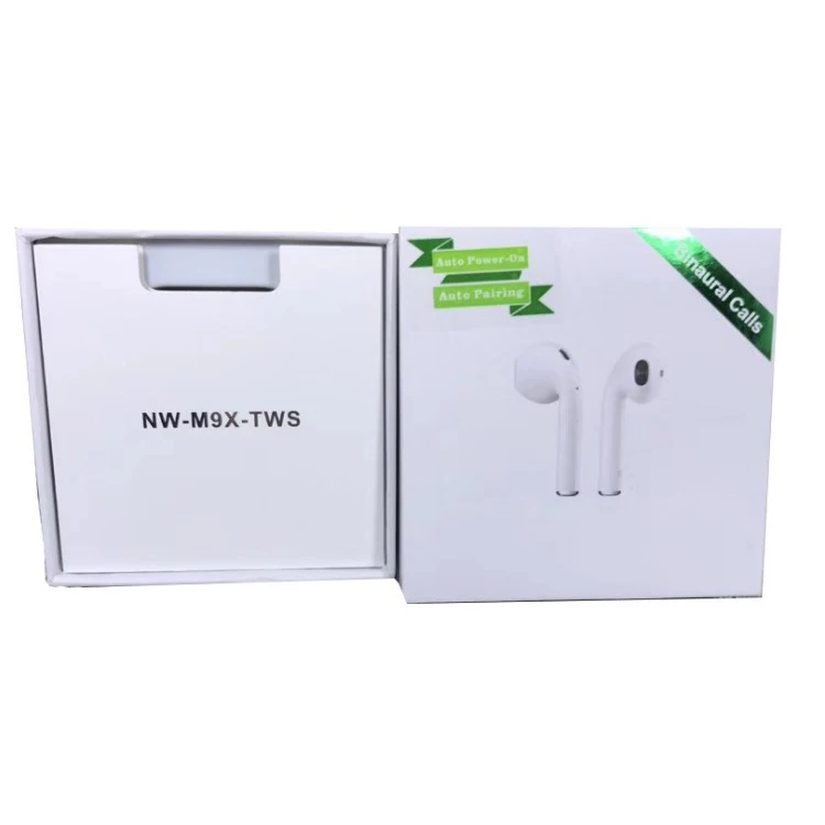 

Promotion nw m9x tws New Touch Control Stereo Earbuds Binaural Calls Bluetooth 5.0 Wireless Headphones With Magnetic Charging