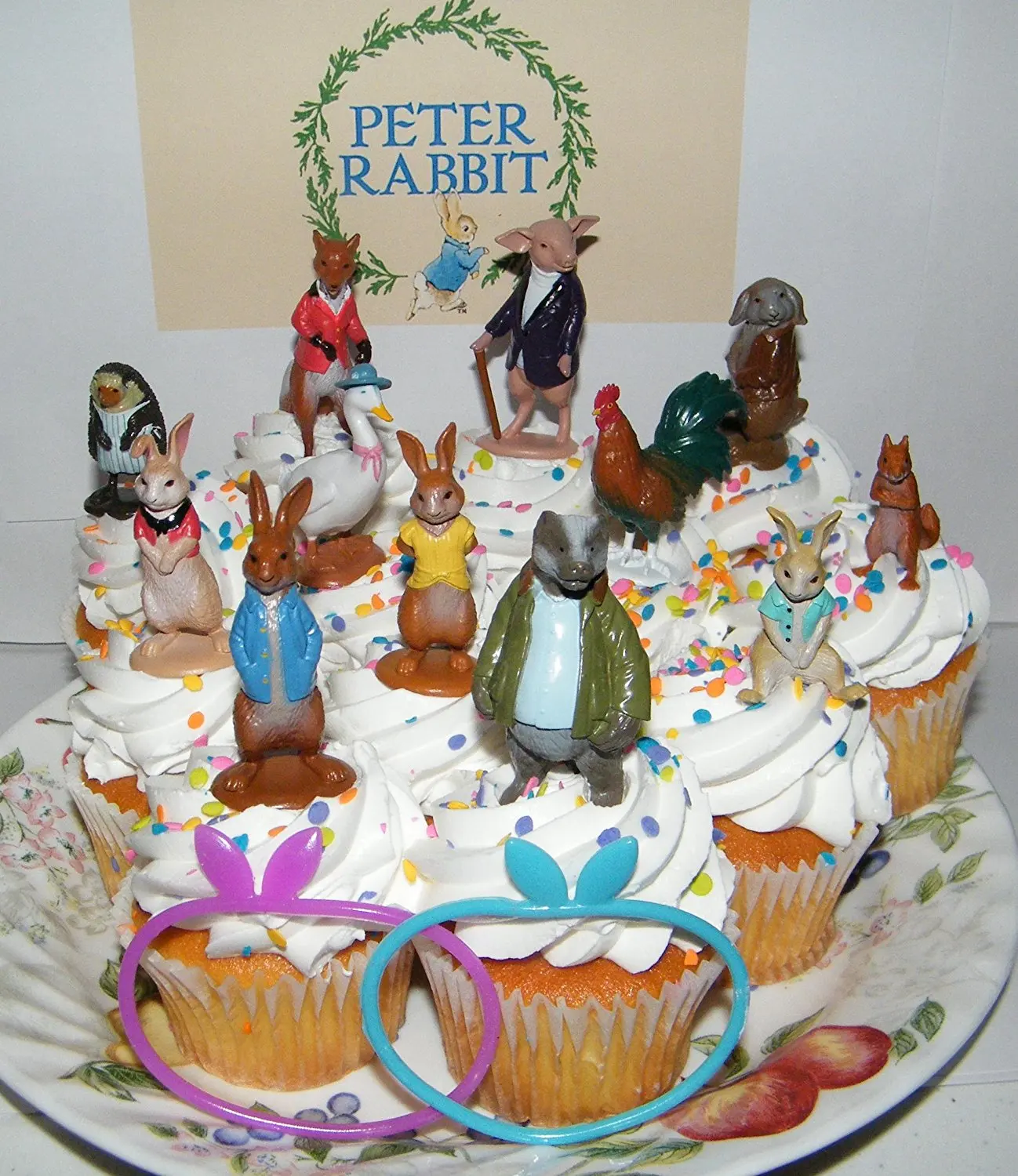 3d Edible Cake Topper Cute Peter Rabbit Cartoon Themed Decoration