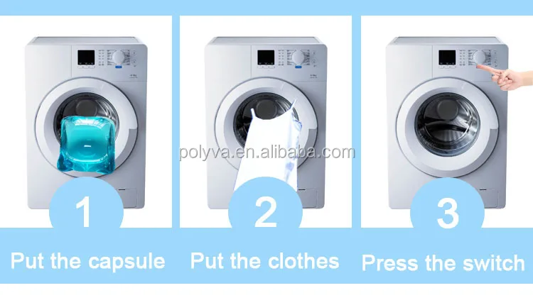Decontamination degerming laundry capsule for washing clothes 15g POLYVA OEM